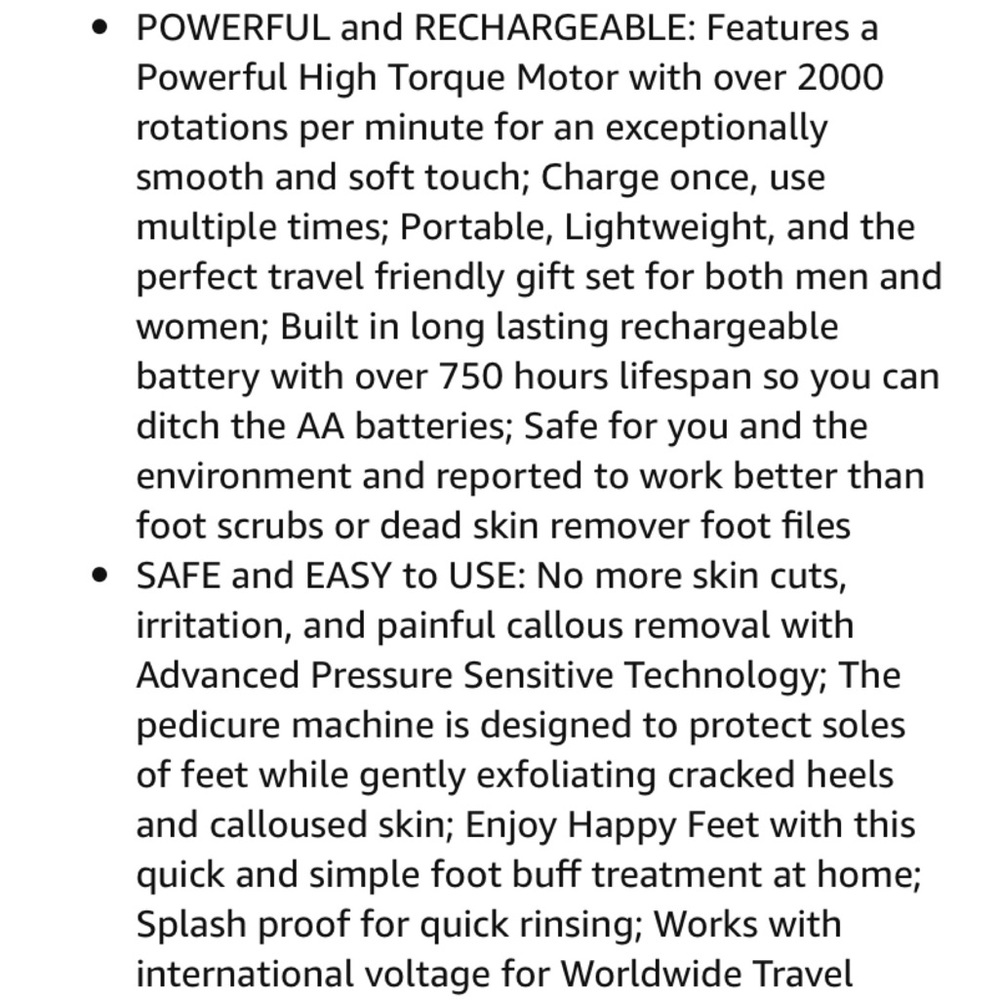 Electric Foot Callus Remover Rechargeable - Picture 6 of 6